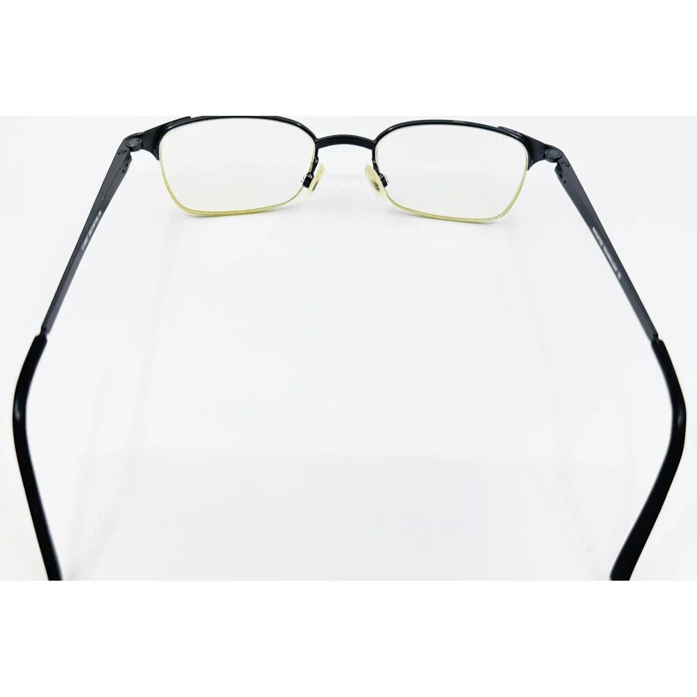 Patented Technology Eyeglasses Men Black C 5037 Semi Rimless 50-19-140